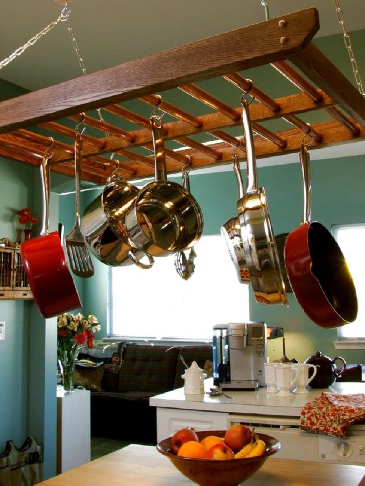 wooden-ladder-in-kitchen