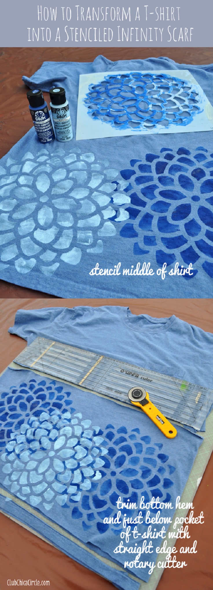 10-Stenciled-Upcycled-Tshirt-Infinity-Scarf-DIY-tutorial