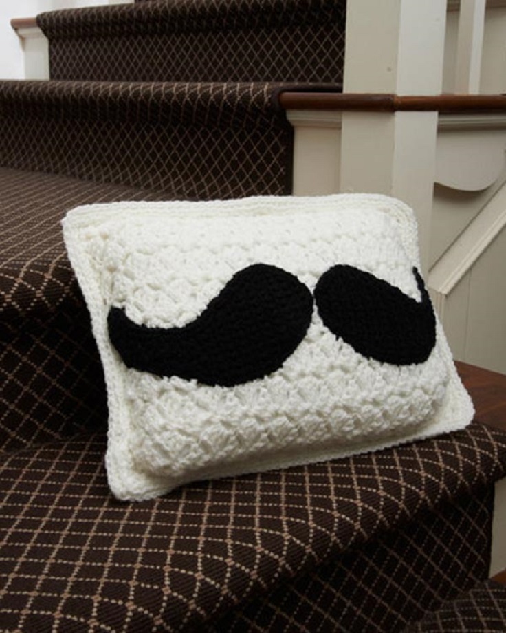 Mustache-Pillow