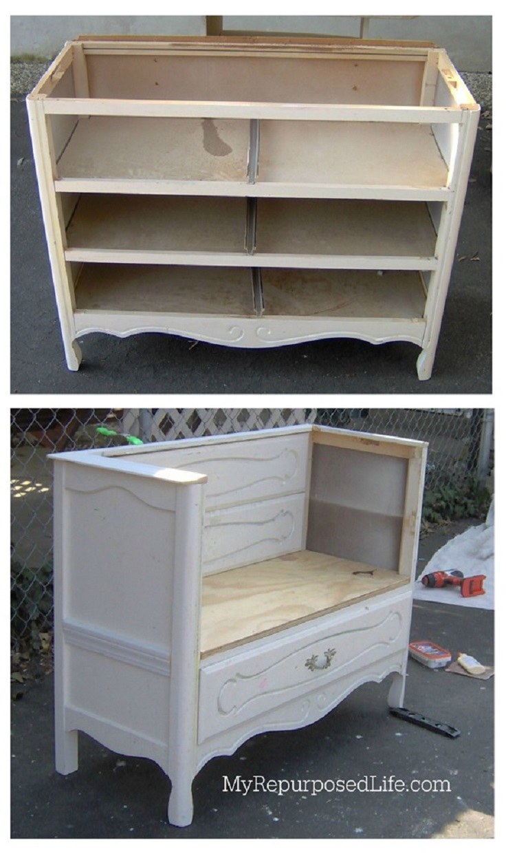 Old-dresser-into-bench