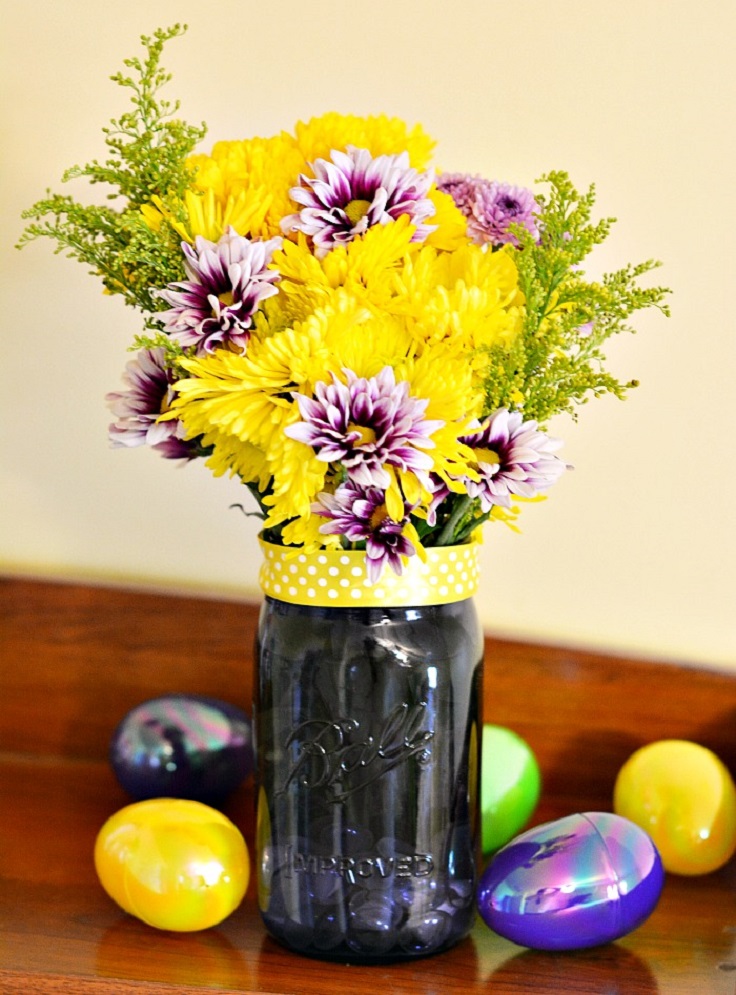 Spring-inspired-Mason-Jar-Bouquet