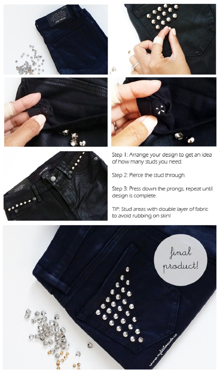 Studded-Wax-Denim