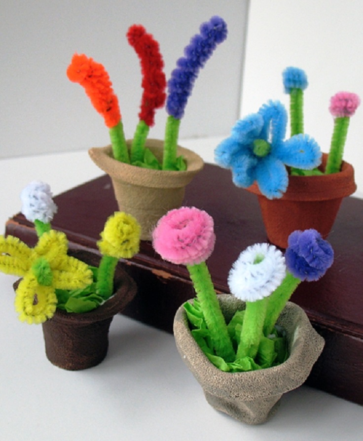 Styrofoam-Cup-Mini-Spring-Flower-Pots