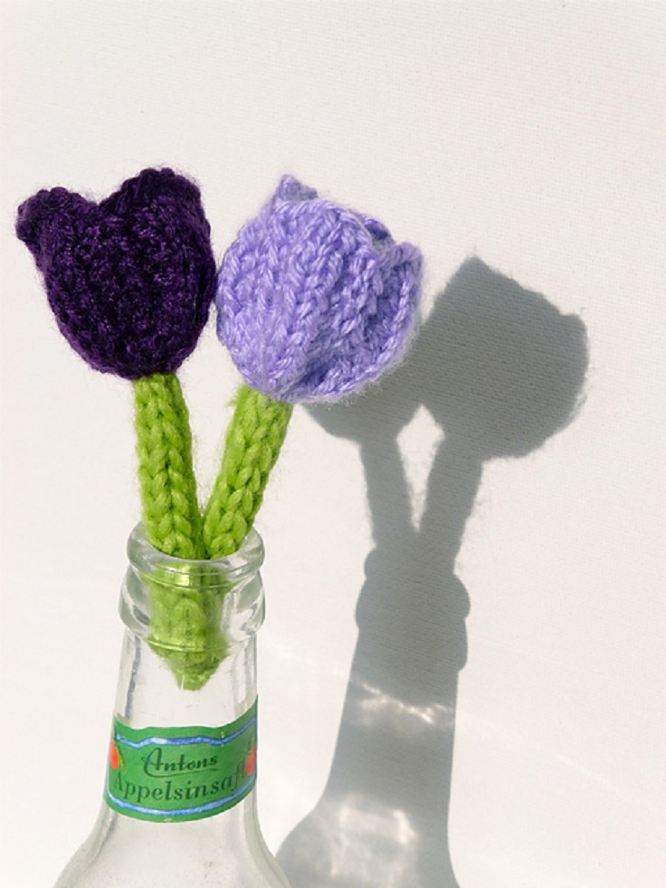 TOP 10 Free Flower Patterns to Knit This Spring | Top Inspired