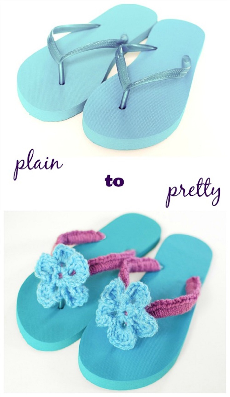 Crochet-Flip-Flops-Tutorial-with-Flower-Pattern