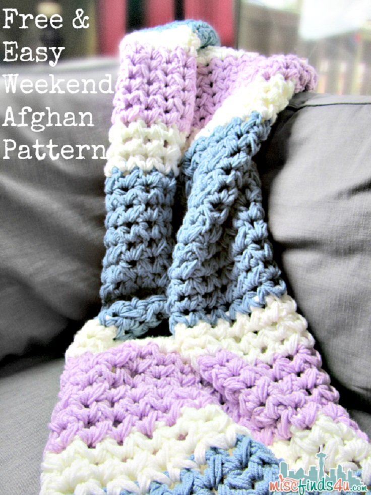 Easy-Weekend-Afghan-Free-Crochet-Pattern