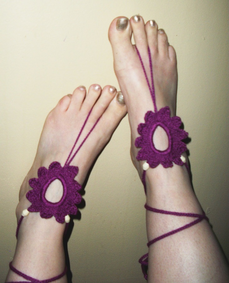 Flower-Feet-Barefoot-Sandals