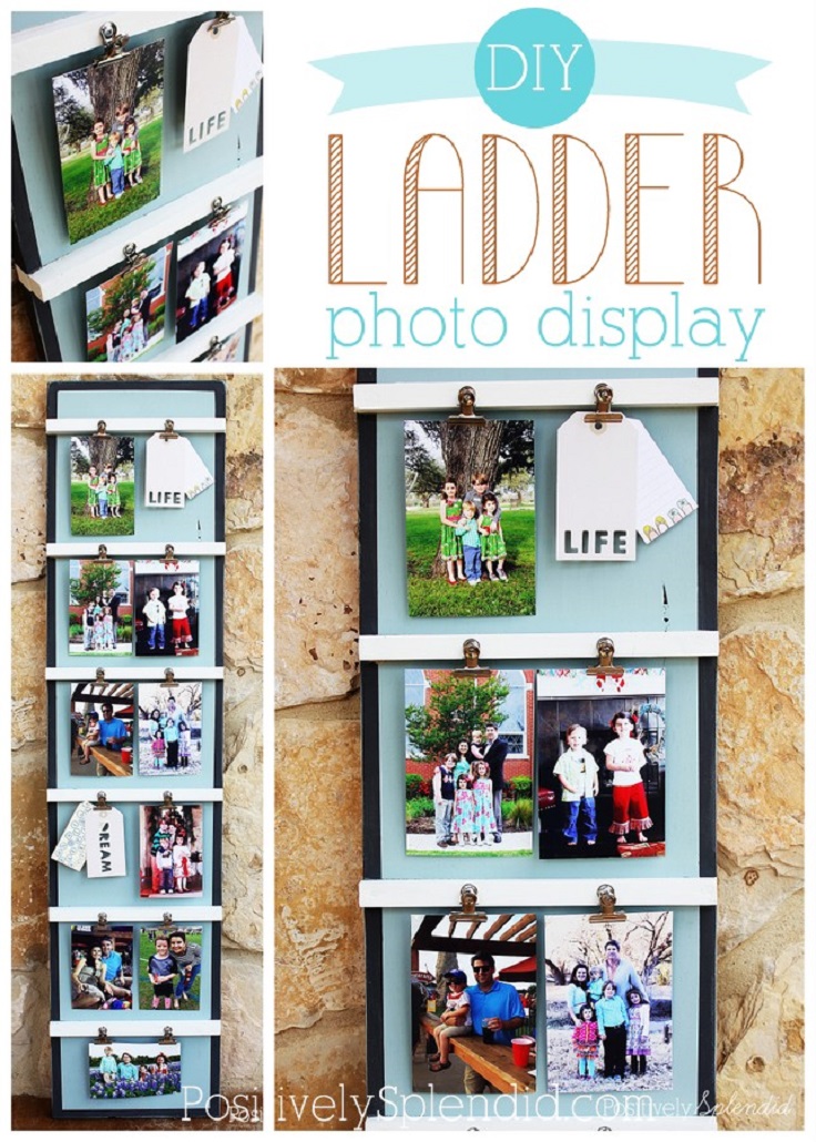 Ladder-Photo-Display