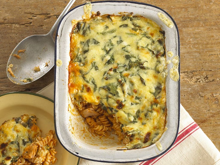 Tuna-Pasta-Bake-with-Spinach