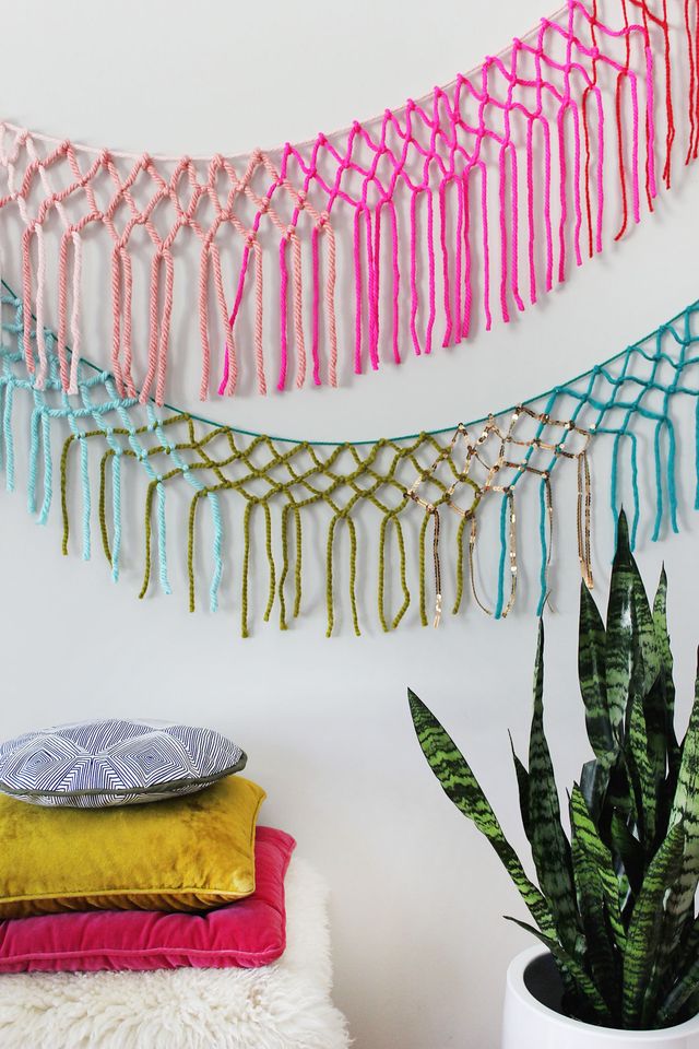 Colorful-Macrame-Yarn-Garland