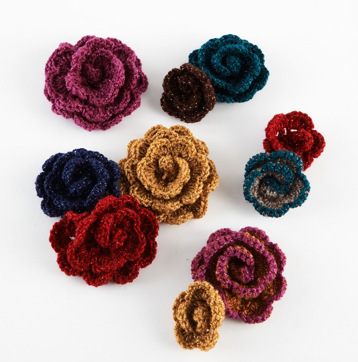 Crocheted-Flowers