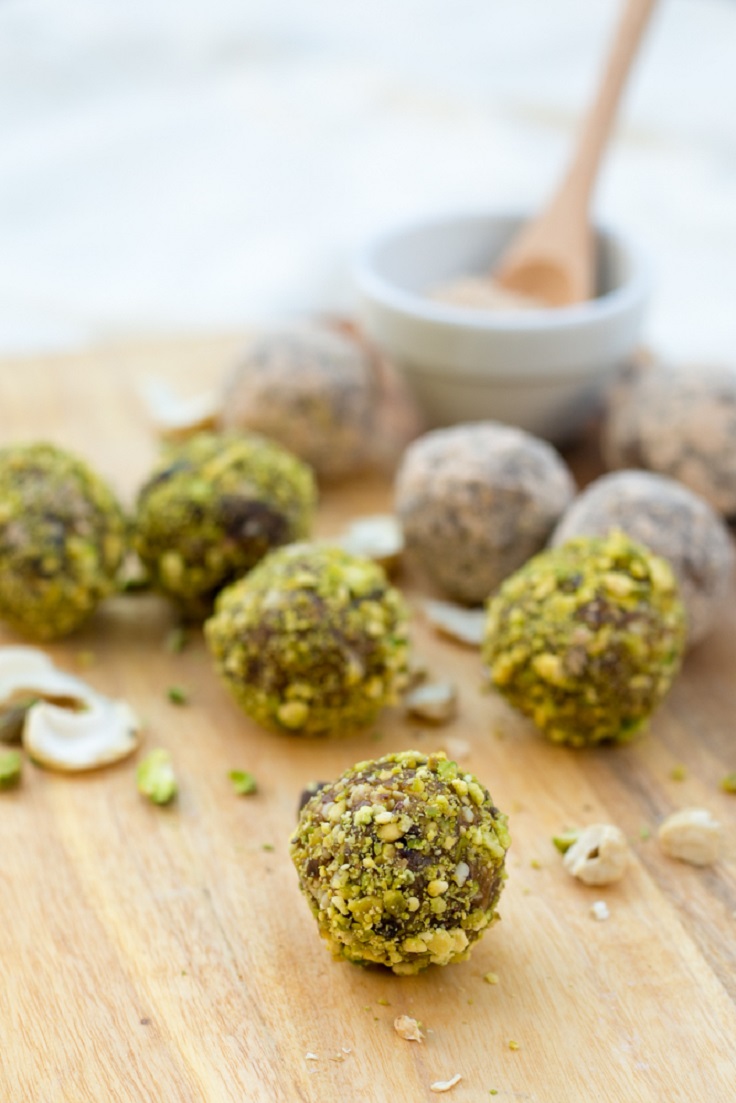 Pistachio-Lemon-Truffles