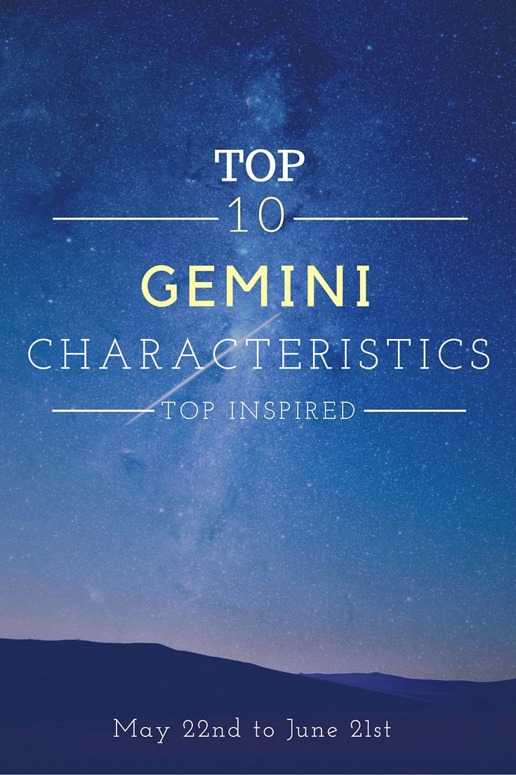 Top 10 Gemini Eminent Personalities Traits