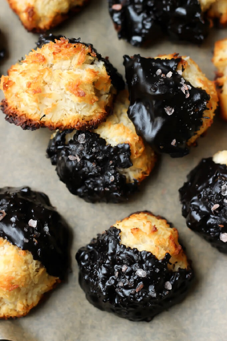 Dark-Chocolate-Coconut-Macaroons