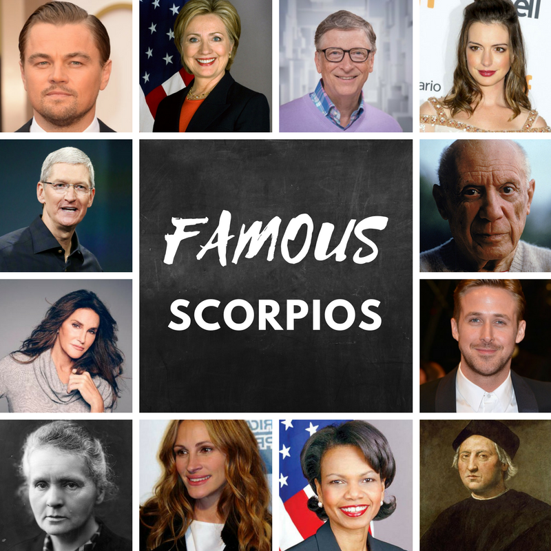 Top 10 Scorpio Eminent Personalities