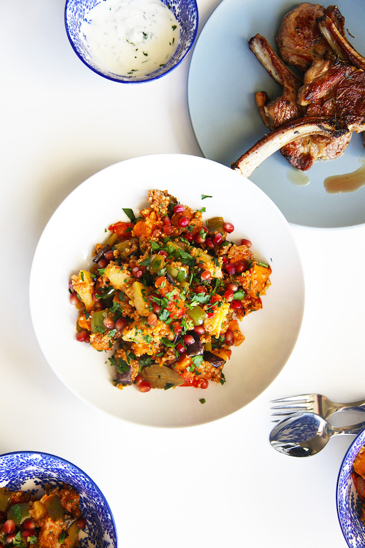 topQuince-pumpkin-eggplant-quinoa-salad