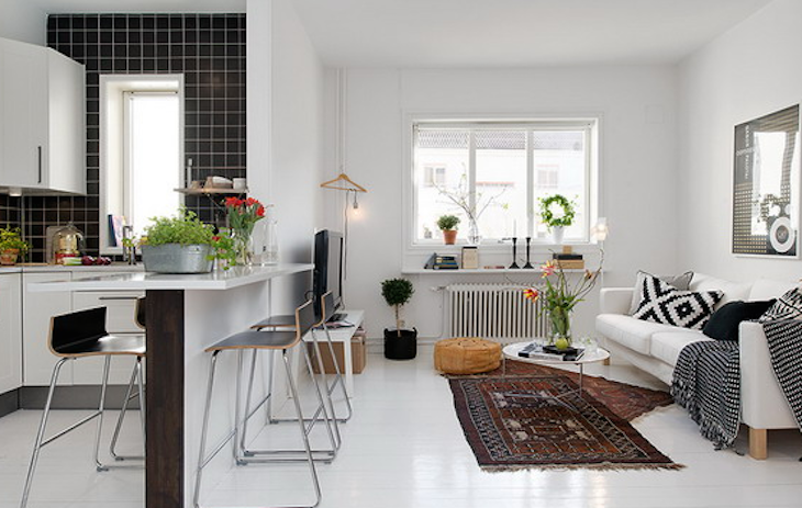 TOP 10 Kitchen-Living Room Combos for Small Apartments | Top Inspired