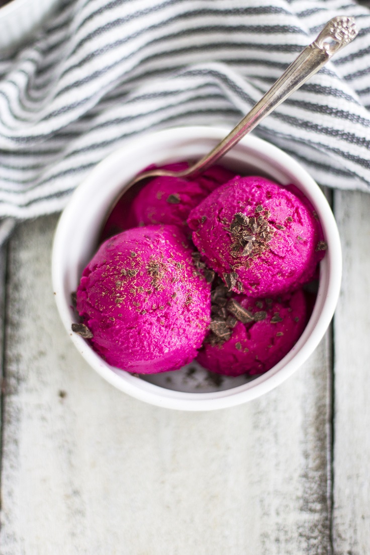 Honey-and-Beet-Frozen-Yogurt