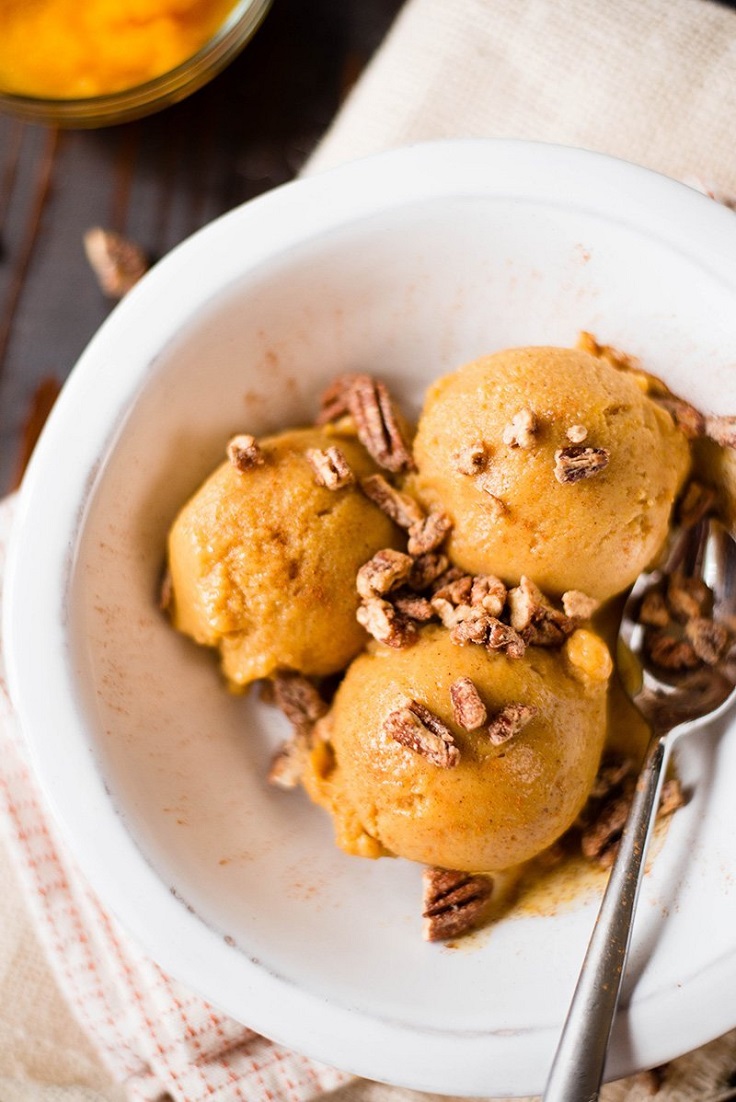 Pumpkin with Candied Pecans