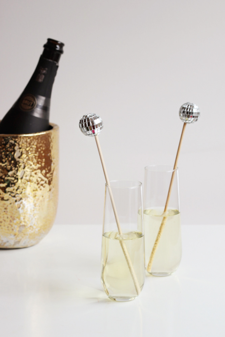 topdiy-disco-ball-crafts-drink-stirrers