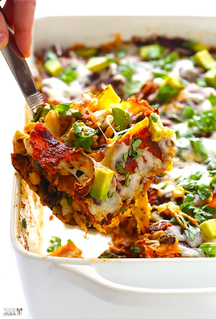 Chicken-Enchilada-Casserole