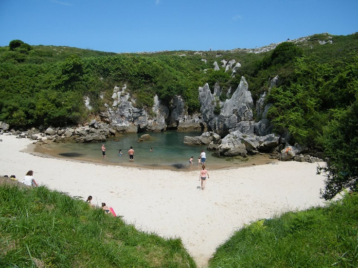 Playa-de-Gulpiyuri-Spain