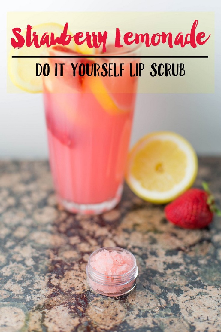 Strawberry-Lemonade-Lip-Scrub