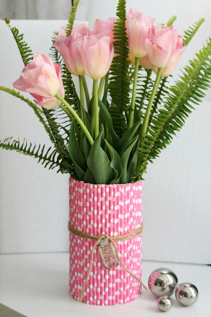 Spring-Inspired-Straw-Vase