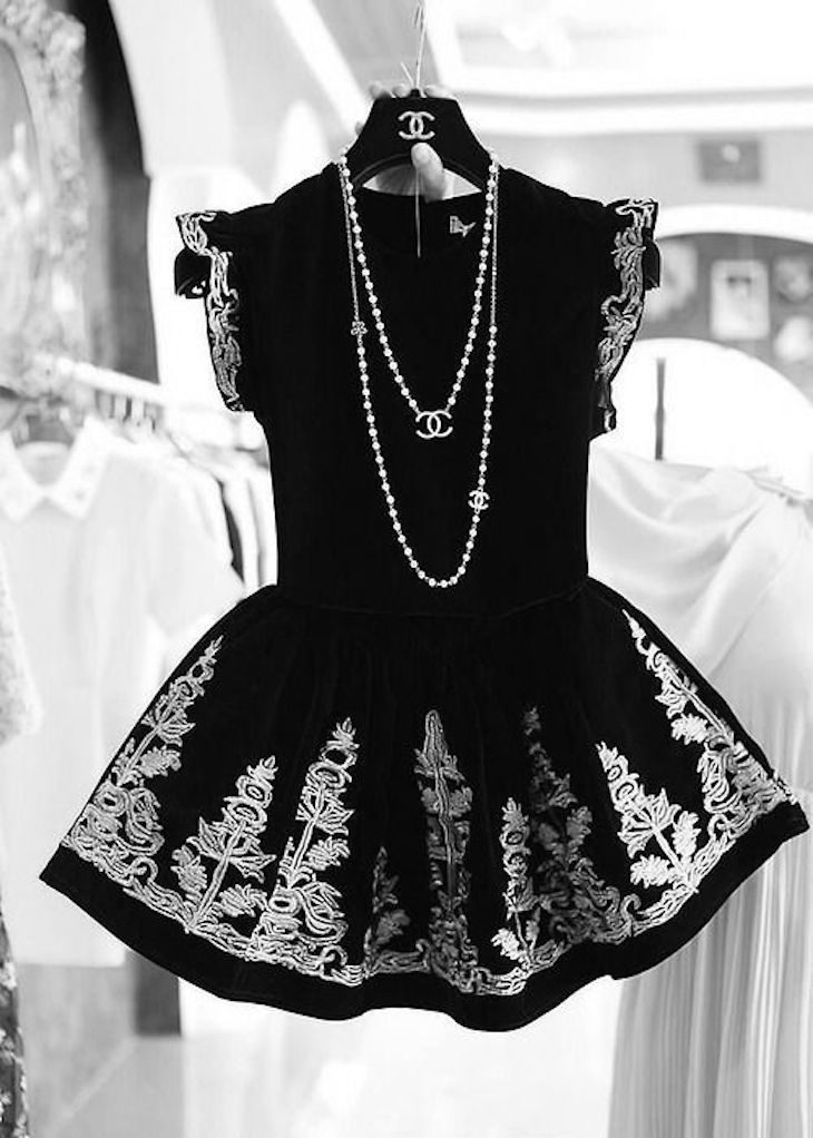 black-and-white-dress