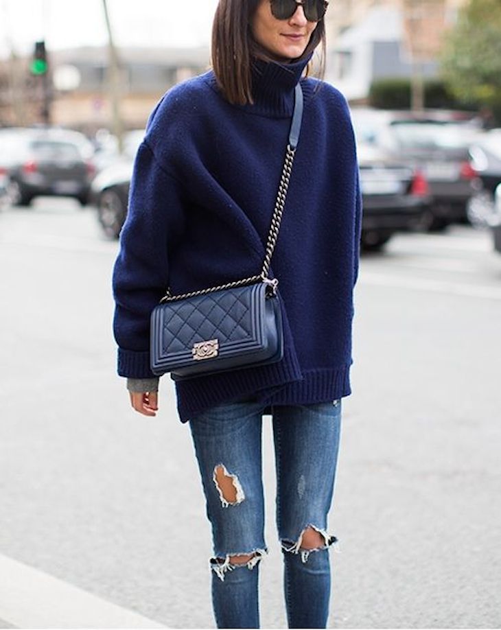 navy blue winter outfits