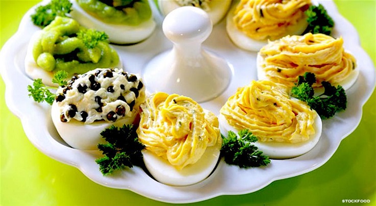 Deviled-Eggs-with-Various-Fillings