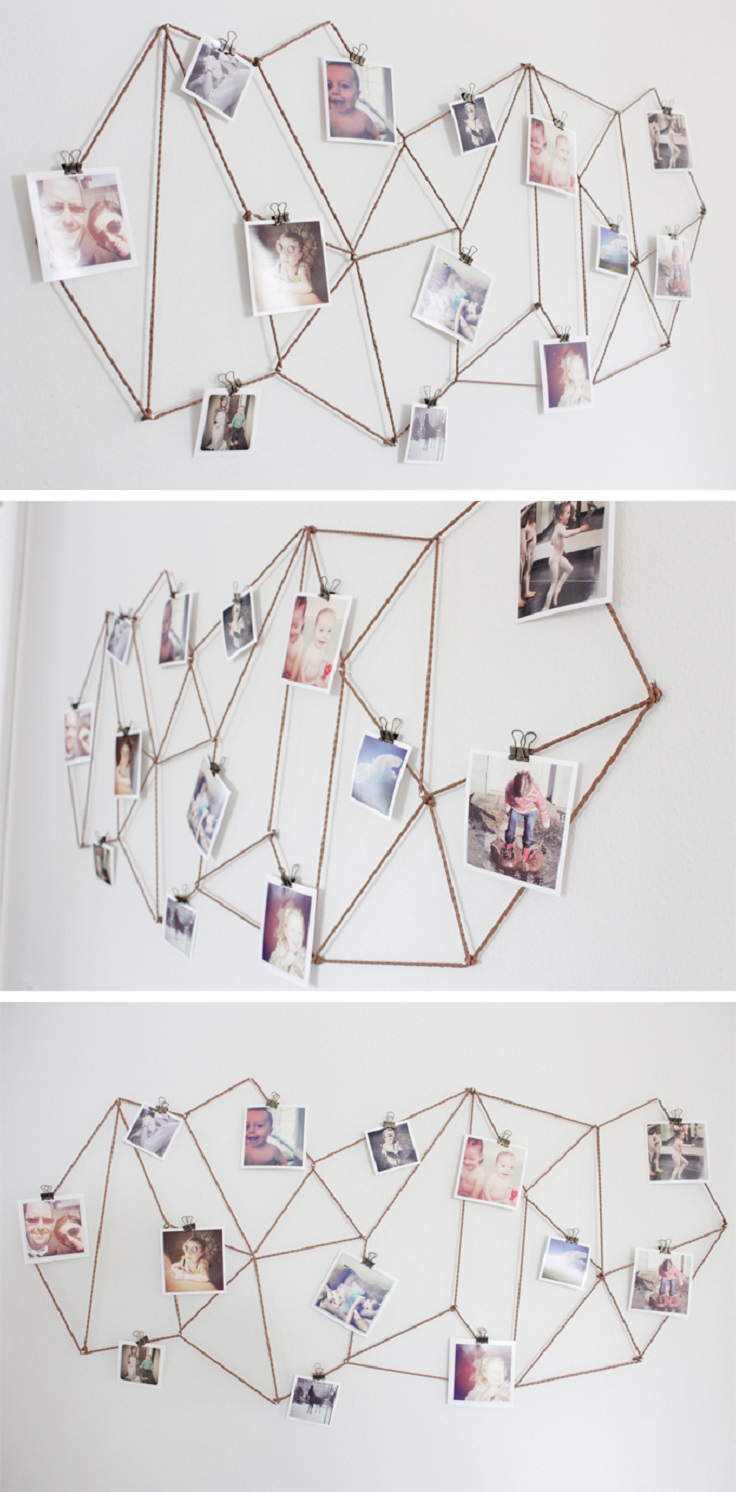 Geometric-Polaroid-Display