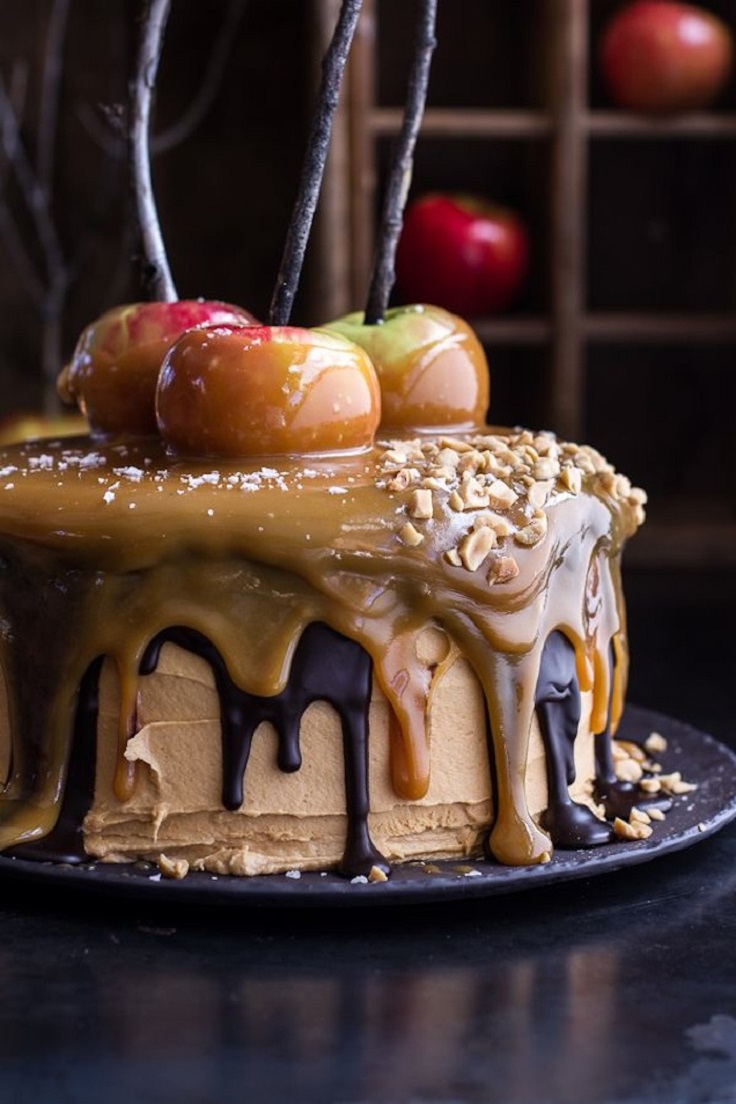 Salted-Caramel-Apple-Snickers-Cake