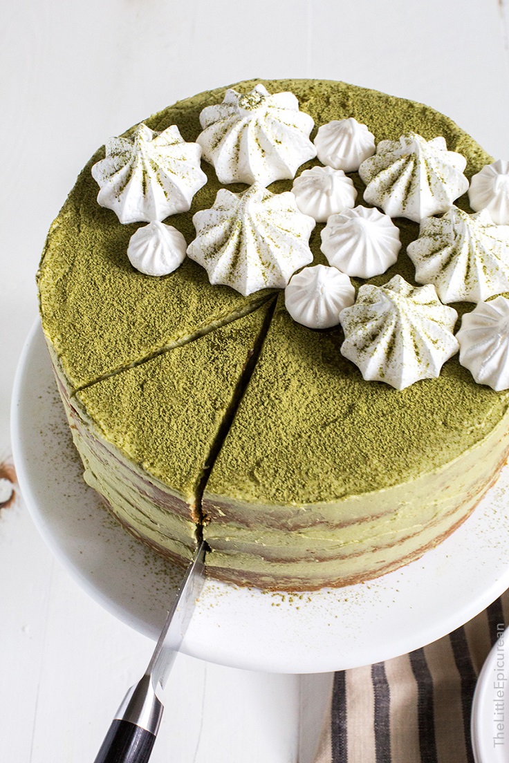 Matcha-Red-Bean-Cake