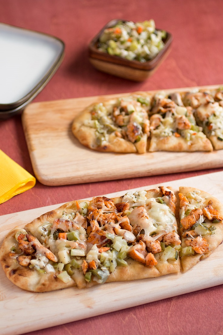 Salmon-Flatbread-Pizza