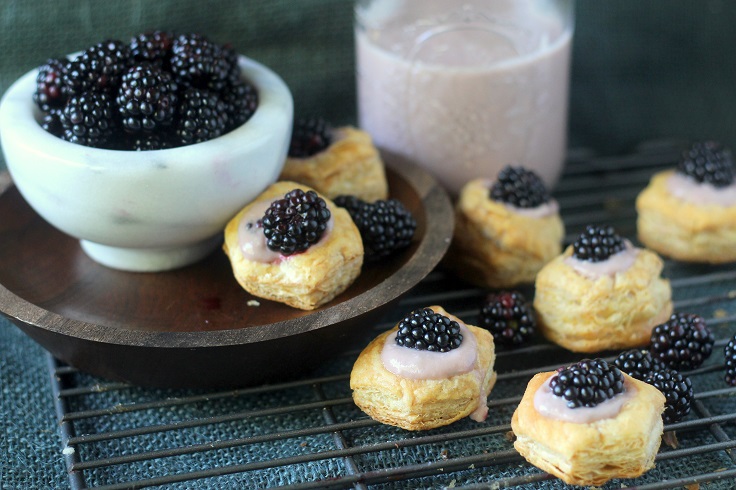 Blackberry-and-Almond-Custard-Cups