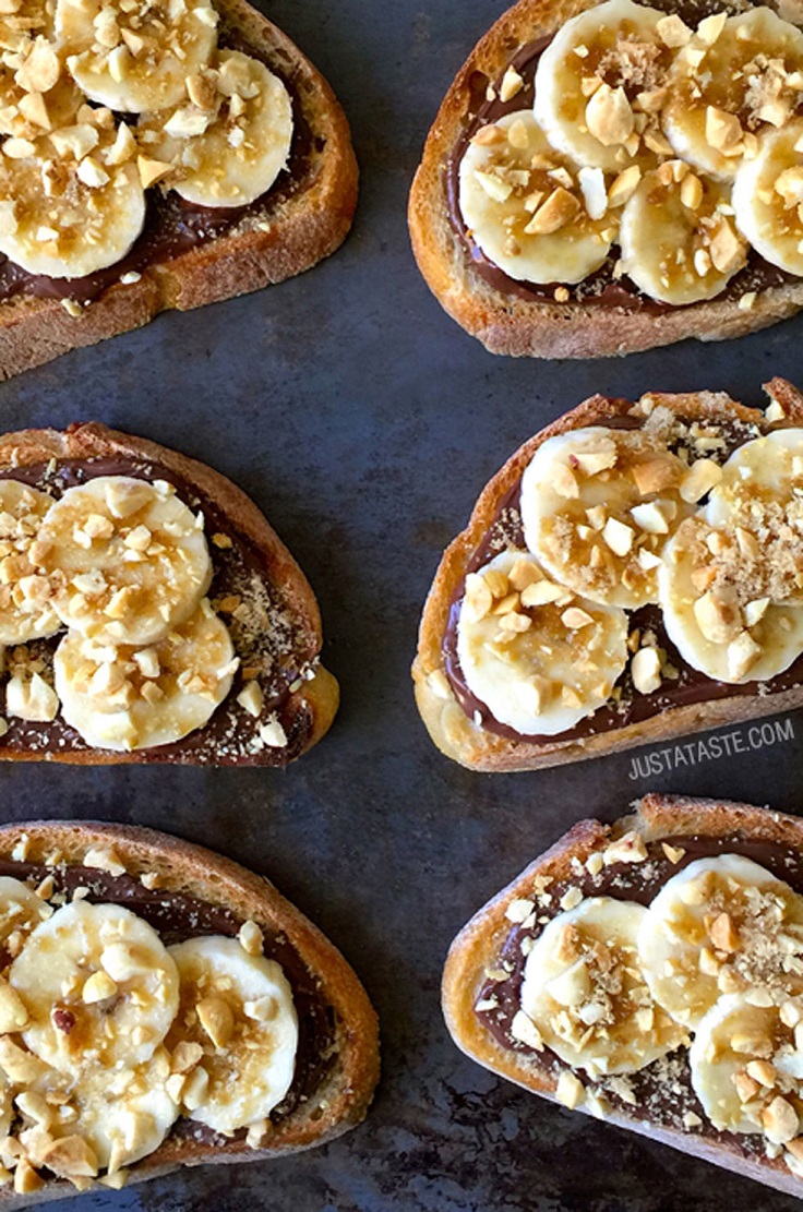 Banana-Nutella-Dessert-Bruschetta