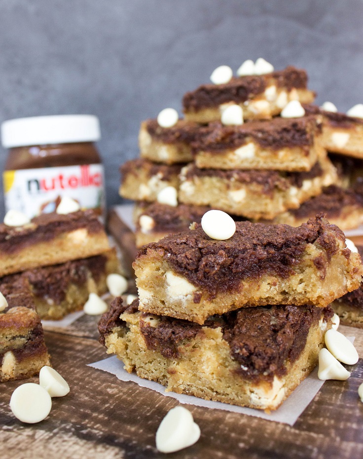 Nutella-Cream-Cheese-Blondies