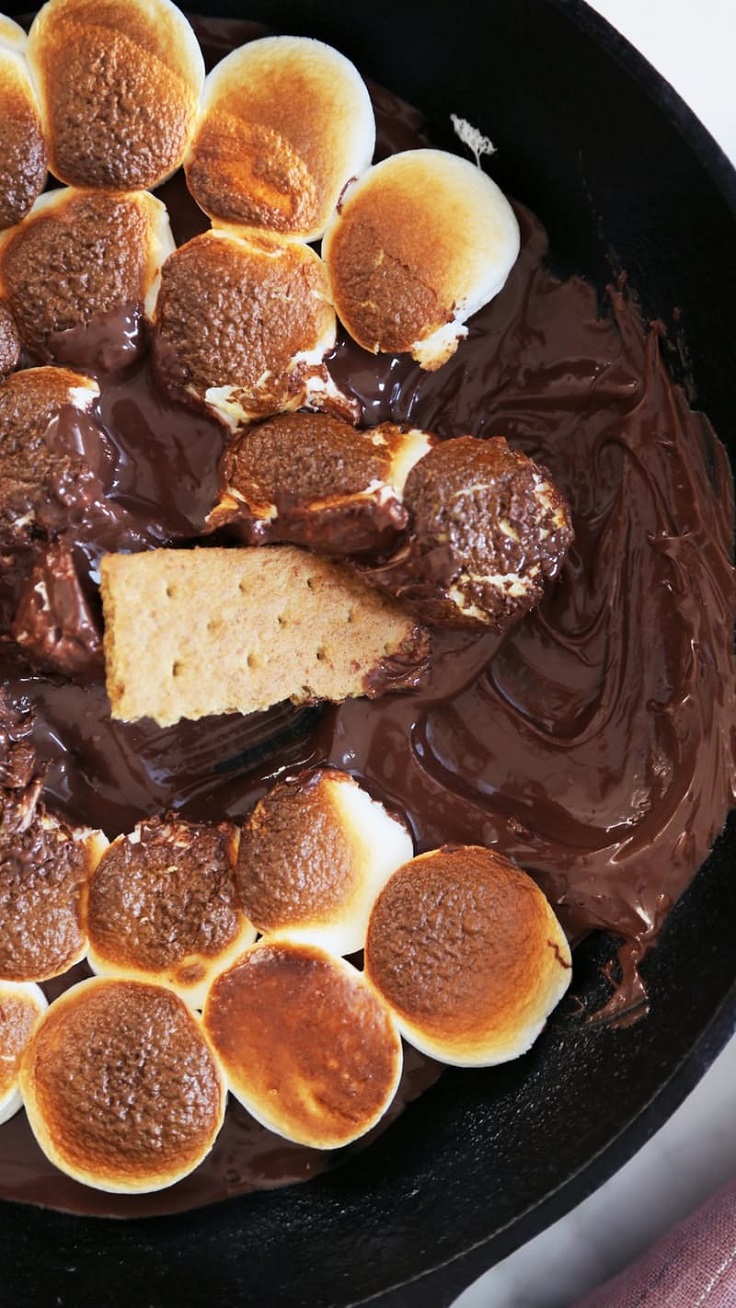 Skillet-Smores-with-Nutella