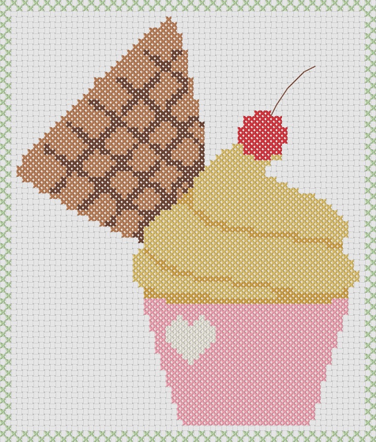 Cupcake-Pattern