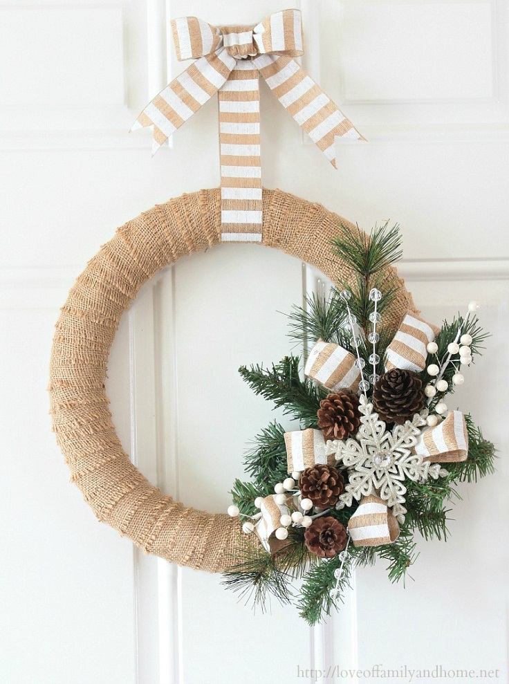 Burlap-Wreath