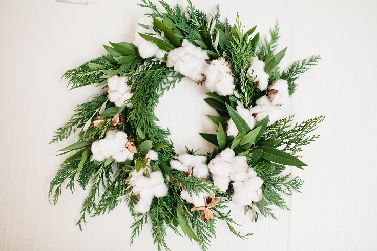 Cotton-Wreath