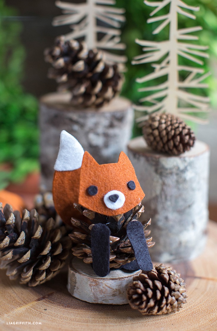 Felt-Pinecone-Fox