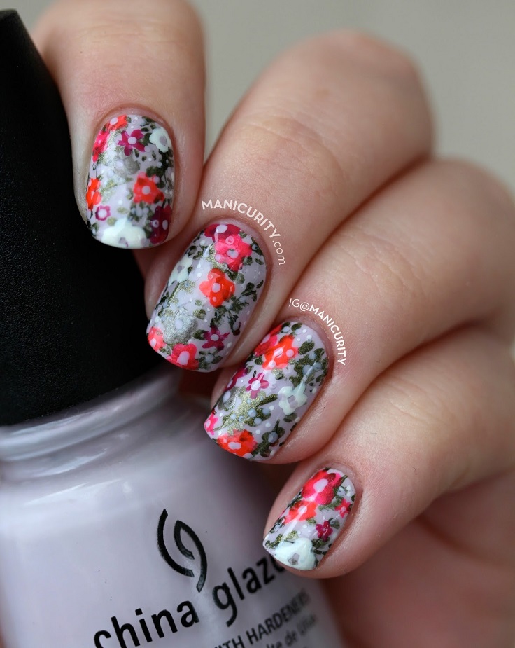 Neon-Florals