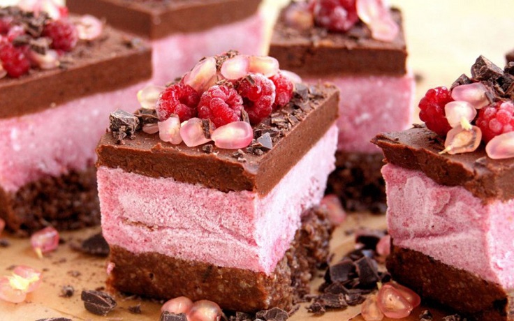 Raspberry-Pomegranate-Cake-Slices