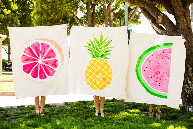 Fruit-Print-Blankets