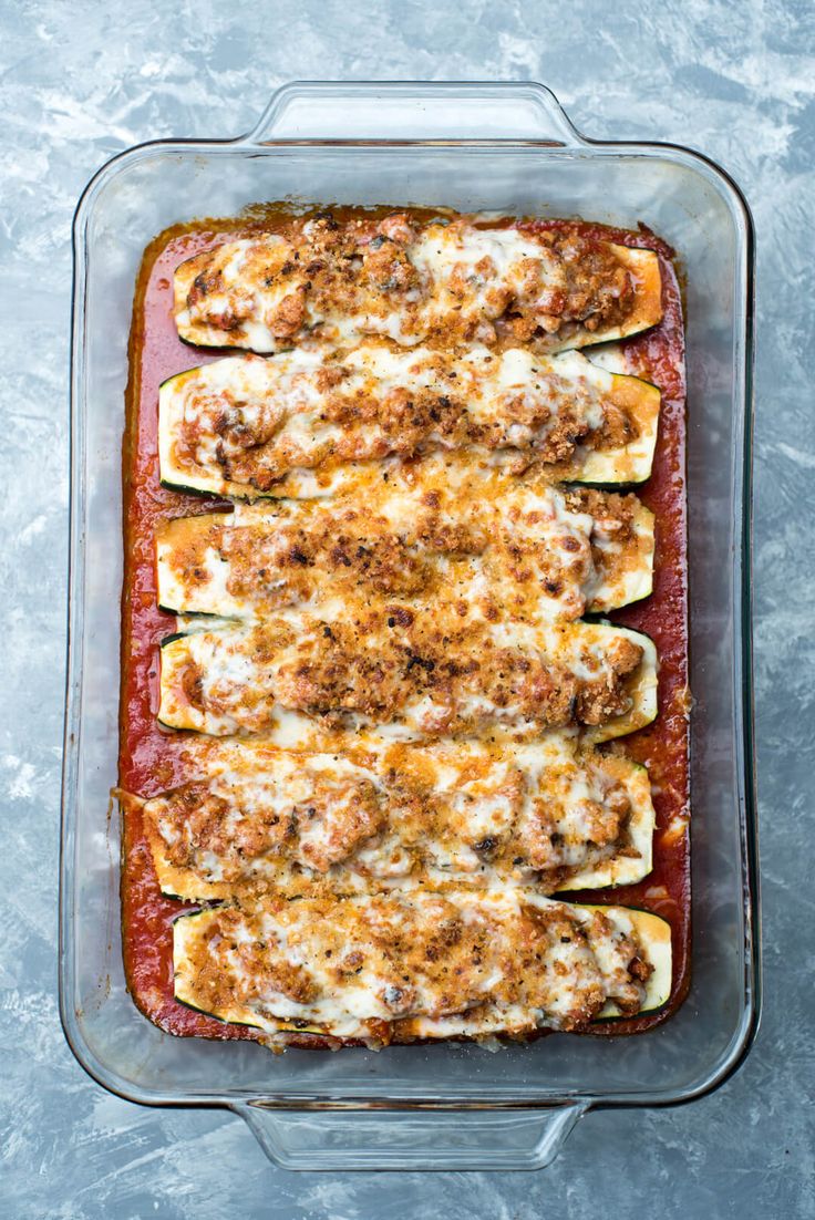 Italian-Stuffed-Zucchini-Boats