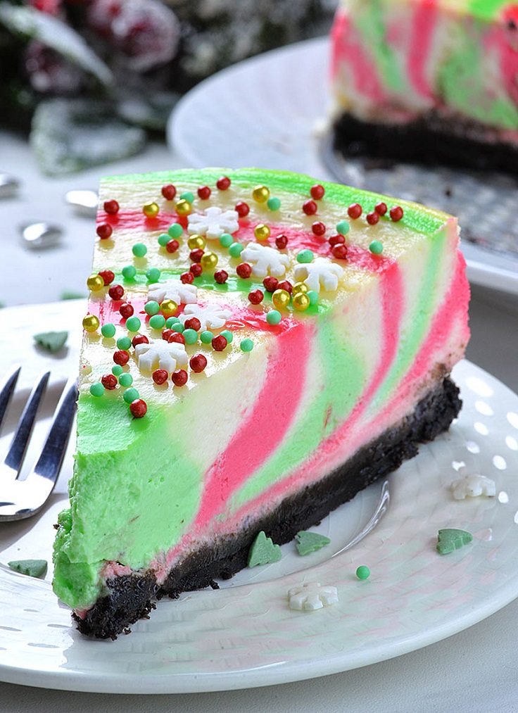 Christmas-Cheesecake-with-Sprinkles