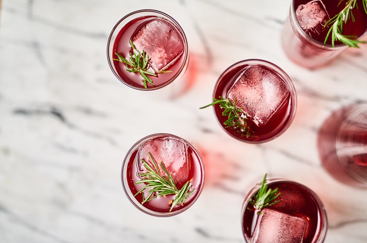 Pomegranate-Cranberry-Punch-With-Rosemary