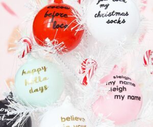 Top 10 DIY Ornaments For Your Christmas Tree